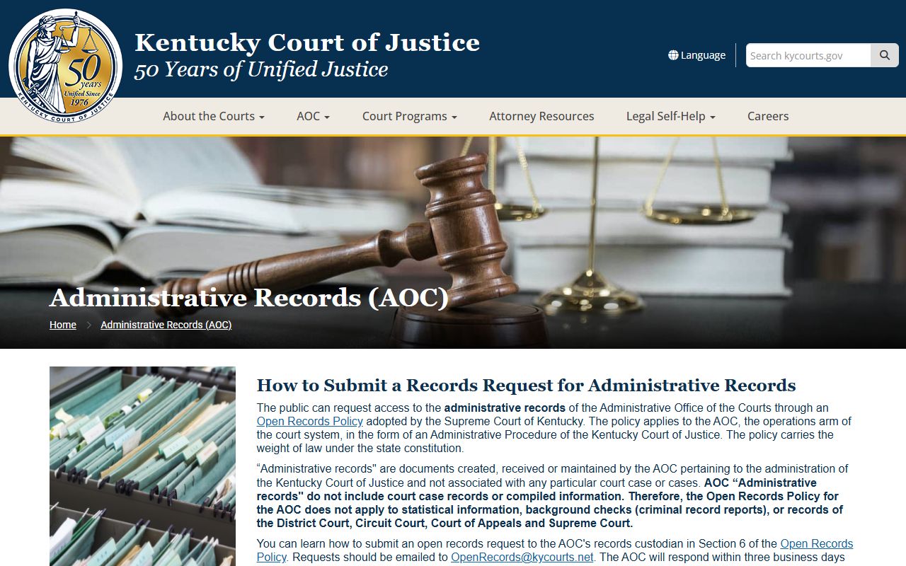 Clinton County Circuit Court Clerk administrative records guidance
